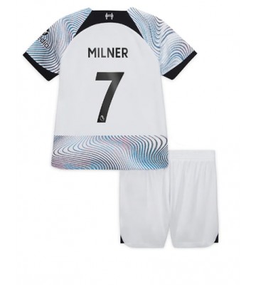 Liverpool James Milner #7 Bortedraktsett Barn 2022-23 Kortermet (+ Korte bukser)
